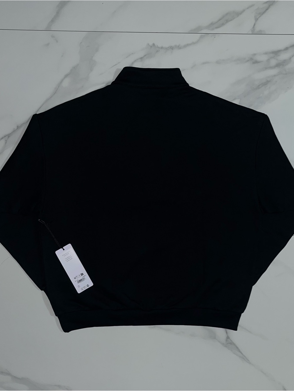 Alo Yoga Accolade 1/4 Zip Pullover Sweatshirt Black Large - Picture 2 of 11